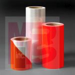 3M Diamond Grade(TM) DG³ Reflective Sheeting 4084 Fluorescent Orange, 24 in x 50 yd