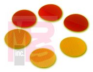 3M Diamond Grade(TM) Roll Reflectors 989-74 Amber, (2 in x 3.5 in), 2 in x 50 yd, 500 per roll