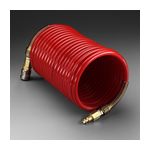 3M Supplied Air Hose 526-01-07, 100 ft, Hansen Fittings, High Pressure, Coiled 1/Case
