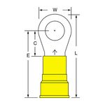 3M MN4-38RK Scotchlok Ring Tongue Nylon Insulated Brazed Seam Stud Size 3/8 - Micro Parts &amp; Supplies, Inc.