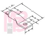 3M 31036 Scotchlok Copper One Hole Long Barrel Lug up to 35 kV - Micro Parts &amp; Supplies, Inc.