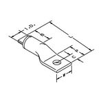 3M 40028 Scotchlok Aluminum One Hole Lug Gold - Micro Parts &amp; Supplies, Inc.