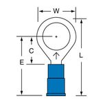 3M MVU14-38RK Scotchlok Ring Tongue Vinyl Insulated Butted Seam  - Micro Parts &amp; Supplies, Inc.