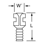 3M MU14-187DFK Scotchlok Female Disconnect Non-Insulated Butted Seam  - Micro Parts &amp; Supplies, Inc.