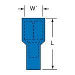 3M MNG14-250DFIK Scotchlok Female Disconnect Nylon Fully Insulated w/Insulation Grip  - Micro Parts &amp; Supplies, Inc.