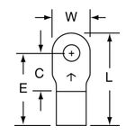 3M M10-4R/SK Scotchlok Ring Tongue Non-Insulated Brazed Seam  - Micro Parts &amp; Supplies, Inc.