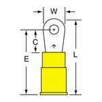 3M MVU10-4R/SK Scotchlok Ring Tongue Vinyl Insulated Butted Seam  - Micro Parts &amp; Supplies, Inc.