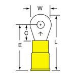 3M MVU10-6RK Scotchlok Ring Tongue Vinyl Insulated Butted Seam  - Micro Parts &amp; Supplies, Inc.