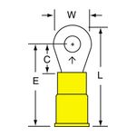 3M MVU10-8RK Scotchlok Ring Tongue Vinyl Insulated Butted Seam  - Micro Parts &amp; Supplies, Inc.