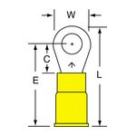 3M MVU10-10RK Scotchlok Ring Tongue Vinyl Insulated Butted Seam  - Micro Parts &amp; Supplies, Inc.