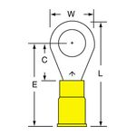 3M MVU10-516R/SK Scotchlok Ring Tongue Vinyl Insulated Butted Seam  - Micro Parts &amp; Supplies, Inc.