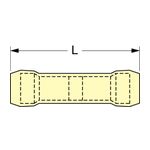 3M MNG10BCK Scotchlok Butt Connector Nylon Insulated w/Insulation Grip  - Micro Parts &amp; Supplies, Inc.