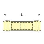 3M MNG10BCK Scotchlok Butt Connector Nylon Insulated w/Insulation Grip  - Micro Parts &amp; Supplies, Inc.