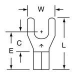 3M MU10-10FHTK Scotchlok Fork High Temperature Butted Seam 12-10 AWG - Micro Parts &amp; Supplies, Inc.