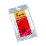 3M Intermediate Cable Tie 06225, Natural, 6 in, 100 per bag
