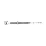3M Intermediate Cable Tie 06249, Natural, 6 in, 1000 per bag