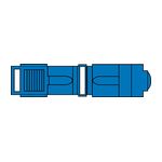 3M Scotchlok Female QuickSlide Disconnect, T-Tap Nylon Insulated Self-Stripping 952X, 18-14 AWG