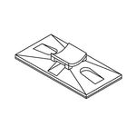 3M 6291 Cable Tie Base Adhesive Mount Ivory/ABS 1 in x 2 in - Micro Parts &amp; Supplies, Inc.