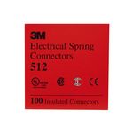 3M 512-BAG Electrical Spring Connector Red - Micro Parts &amp; Supplies, Inc.