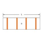 3M Scotchlok Large Gauge Butt Connector, Copper Non Insulated Seamless MC3/0BCX, 3/0 AWG