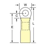 3M MH10-10RK Scotchlok Ring Tongue Heat Shrink Brazed Seam  - Micro Parts &amp; Supplies, Inc.