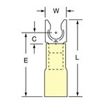 3M MH10-10FLK Scotchlok Locking Fork Heat Shrink Brazed Seam  - Micro Parts &amp; Supplies, Inc.