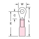 3M MH18-6R/LK Scotchlok Ring Tongue Heat Shrink Brazed Seam  - Micro Parts &amp; Supplies, Inc.