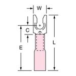 3M MH18-6FLK Scotchlok Locking Fork Heat Shrink Brazed Seam  - Micro Parts &amp; Supplies, Inc.