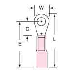 3M MH18-8R/LK Scotchlok Ring Tongue Heat Shrink Brazed Seam  - Micro Parts &amp; Supplies, Inc.