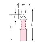 3M MH18-8FLK Scotchlok Locking Fork Heat Shrink Brazed Seam  - Micro Parts &amp; Supplies, Inc.