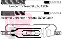 3M QS-II Molded Rubber Splices 5451A-CI-1/0-840  CN and JCN Cable  25/28 kV  1/0 AWG  0.905-1.055 in  1 per case