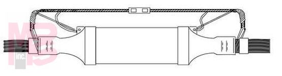 3M Molded Rubber Splice QS II 5411-CI-T4  CN and JCN Cable  15 kV  1 per case