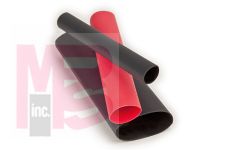 3M Thin-Wall Flexible Polyolefin Adhesive-Lined Heat Shrink Tubing EPS300 3/4" Black 2-in piece