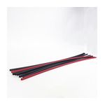 3M Very Flexible Polyolefin Tubing VFP-876, black, 3/4 in, 4 ft lengths, 12 per box