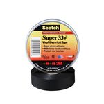 Scotch Super 33+ Vinyl Electrical Tape Dispenser Pack D, 3/4 in x 66 ft (19 mm x 20,1 m), 100 per case