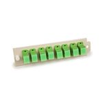 3M 8408-CSA SC/APC SM Plate 8 Port Angle Polish with Couplings - Micro Parts &amp; Supplies, Inc.