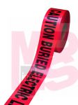 3M 302 Scotch(R) Buried Barricade Tape CAUTION BURIED ELECTRIC LINE   - Micro Parts &amp; Supplies, Inc.