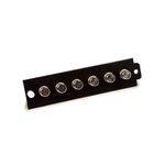 3M 8406BK-FS FC SM Plate 6 Port with Couplings Black - Micro Parts &amp; Supplies, Inc.