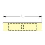 3M Butt Connector, Nylon Insulated Seamless, 63-SN-A