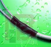 3M Heat Shrink Thin-Wall Flexible Polyolefin Adhesive-Lined Tubing EPS300-3/16-48"-Black-12 Pcs, 48 in length sticks, 12 pieces/case