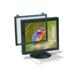 3M  EF200XXLB Anti-Glare/Radiation Computer Filter, Black Frame