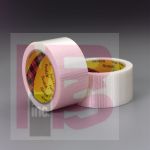 3M Scotch(R) Bi-Directional Filament Tape 8959 Clear, 48 in x 180 yd, 1 roll per case