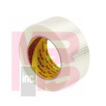 3M Scotch(R) Bi-Directional Filament Tape 8959 Transparent, 48 mm x 330 m, 6 rolls per case