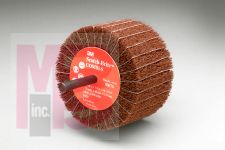 3M Scotch-Brite(TM) Combi-S Wheel 80678, 3 in x 1-3/4 in 1/4 in Shank P120 X-weight, 10 per case