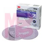 3M Purple Clean Sanding Hookit(TM) Disc, 30760, 6 in, P800C, 50 discs per box, 4 boxes per case