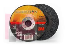3M DCGW Cubitron II Depressed Center Grinding Wheel T27 Quick Change 78467-Q T27 5 in x 1/4 in x 7/8 IN 20 per case - Micro Parts &amp; Supplies, Inc.