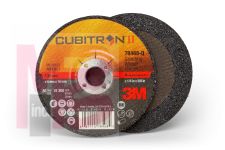 3M DCGW Cubitron II Depressed Center Grinding Wheel T27 Quick Change 78468-Q T27 4 in x 1/4 in x 5/8 IN 20 per case - Micro Parts &amp; Supplies, Inc.