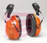 3M Peltor(TM) Hi-Viz Cap-Mount Earmuffs, Hearing Conservation H31P3E 10 EA/Case